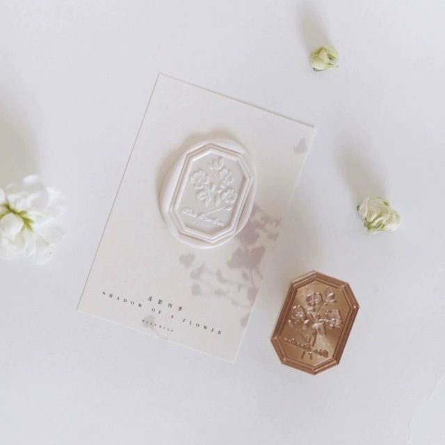 Wax seal stamp │ 花束 Bouquet【35×25mm】
