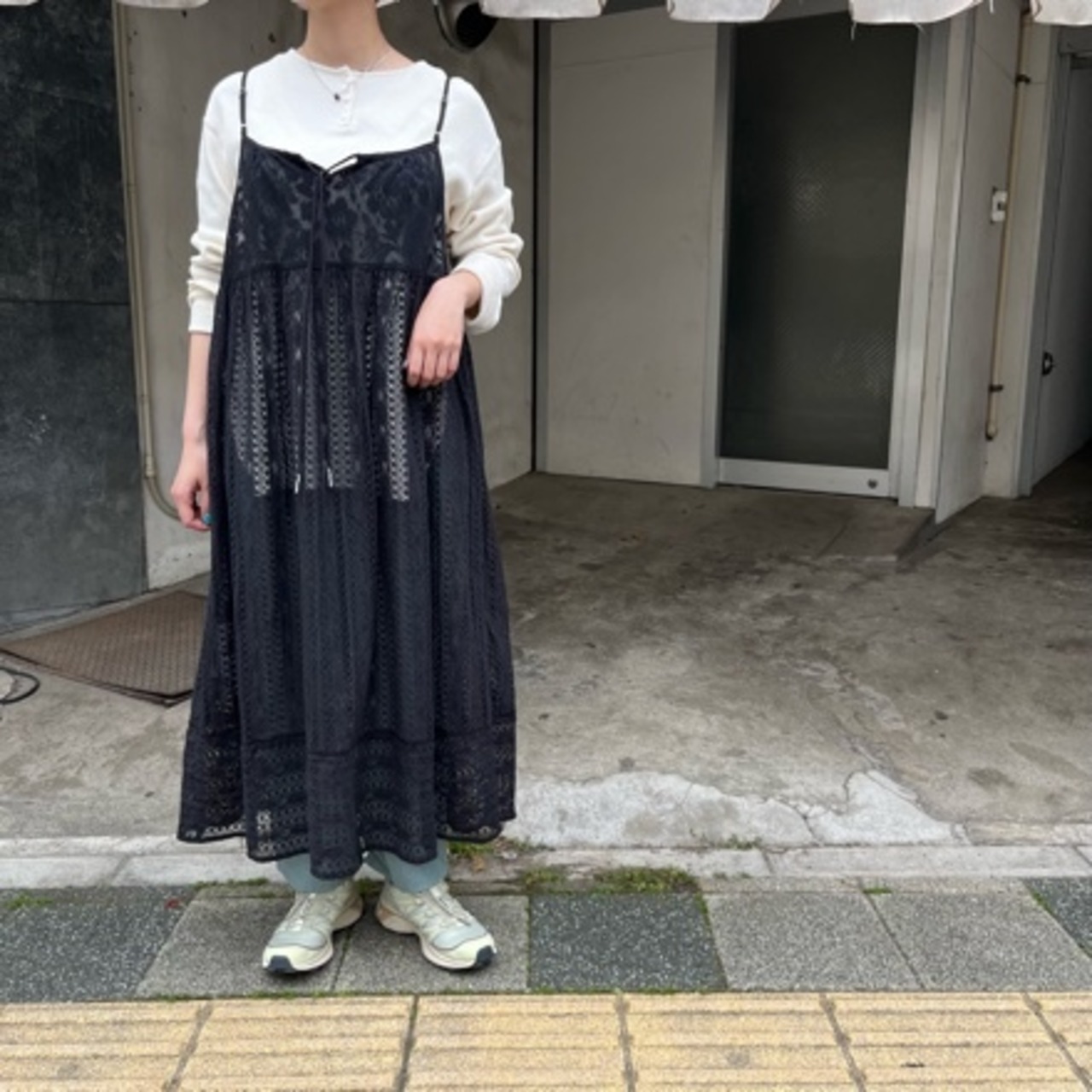 yuni/パッチワークレースキャミワンピース | CocoRyne 