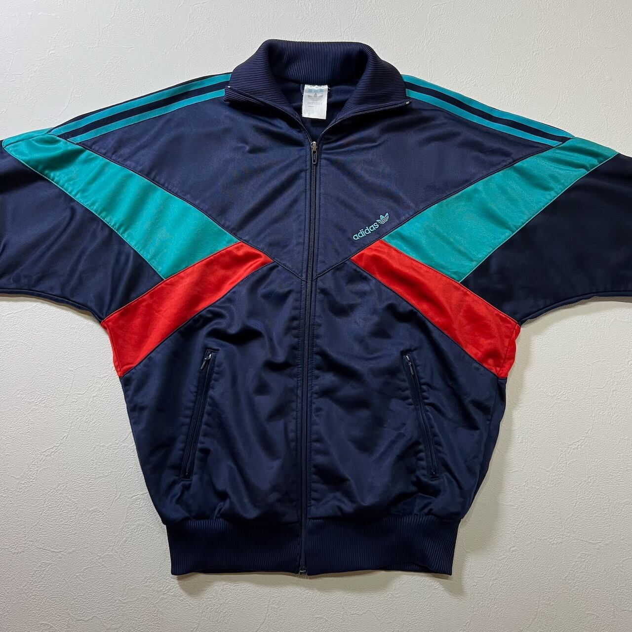 80〜90s adidas マルチカラー ジャージ トラックジャケット アディダス