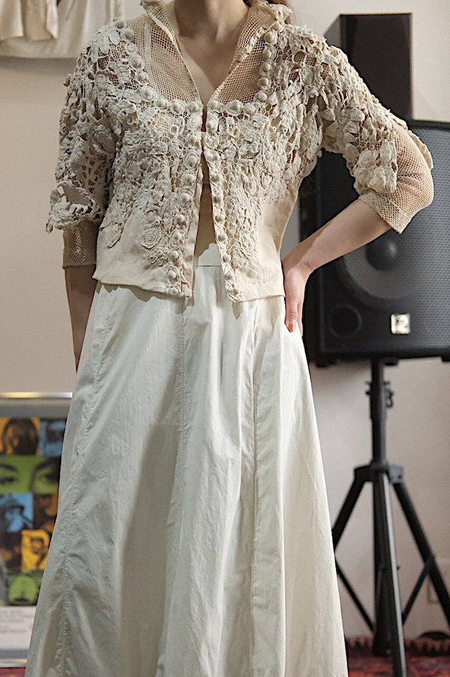 Antique lace blouse