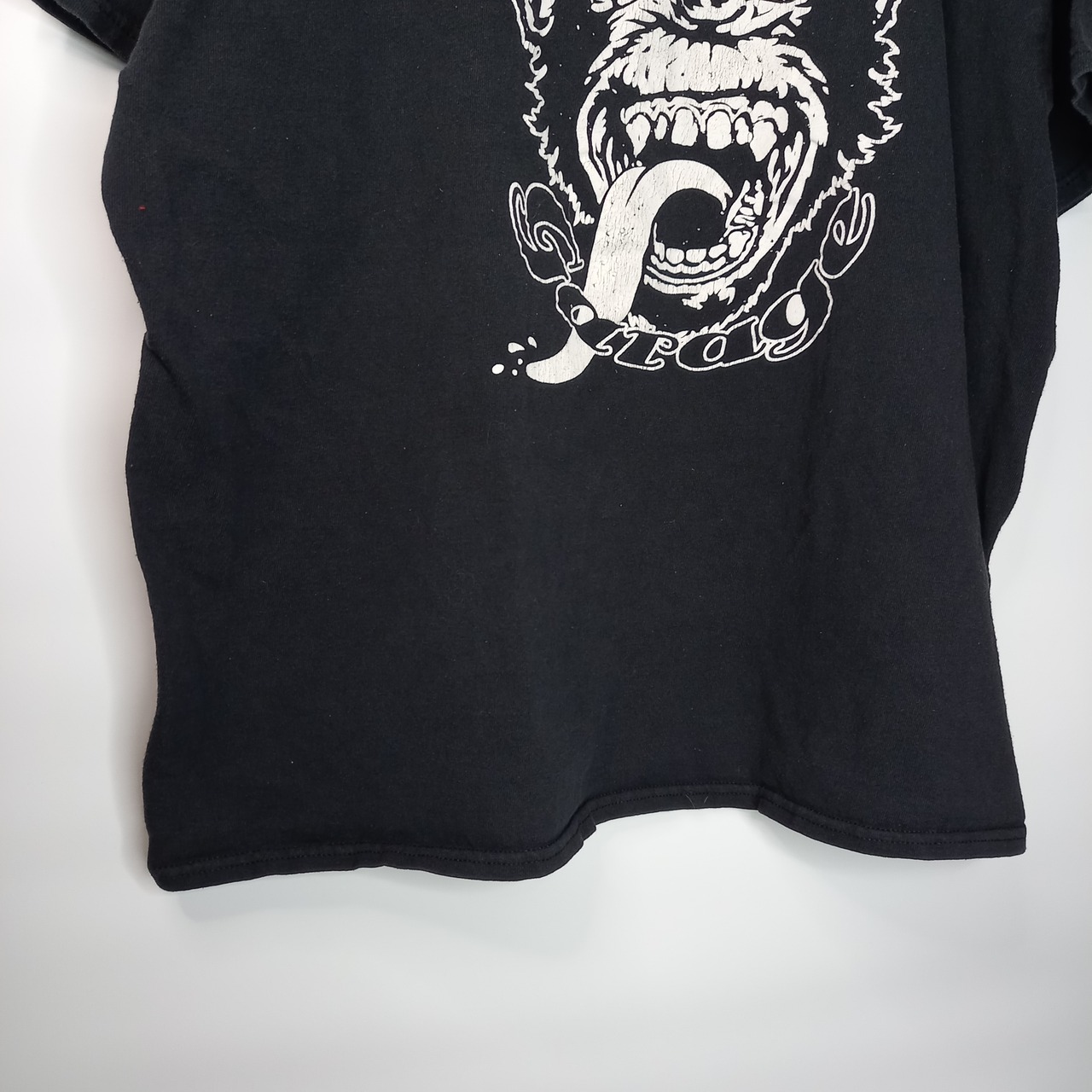 GAS MONKEY　クルーネック　プリントTシャツ　半袖　ビッグロゴ　XL