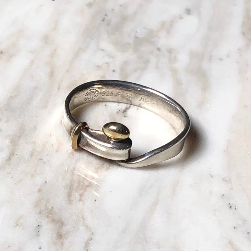 GEORG JENSEN silver torun ring 