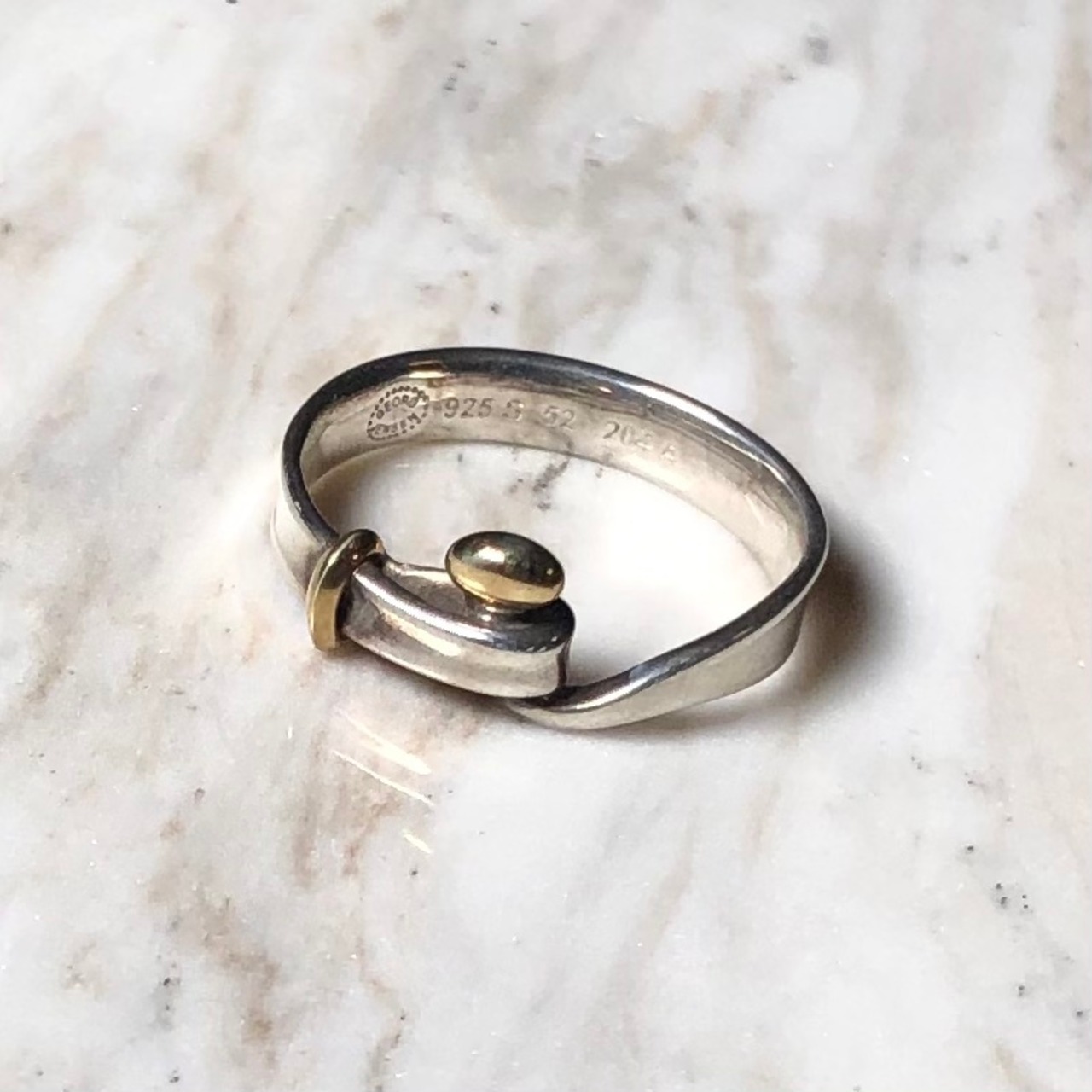 GEORG JENSEN silver torun ring 