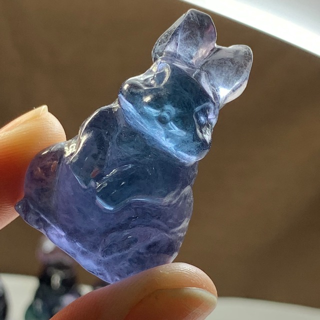 19.(訳)フローライトうさぎ・インテリア