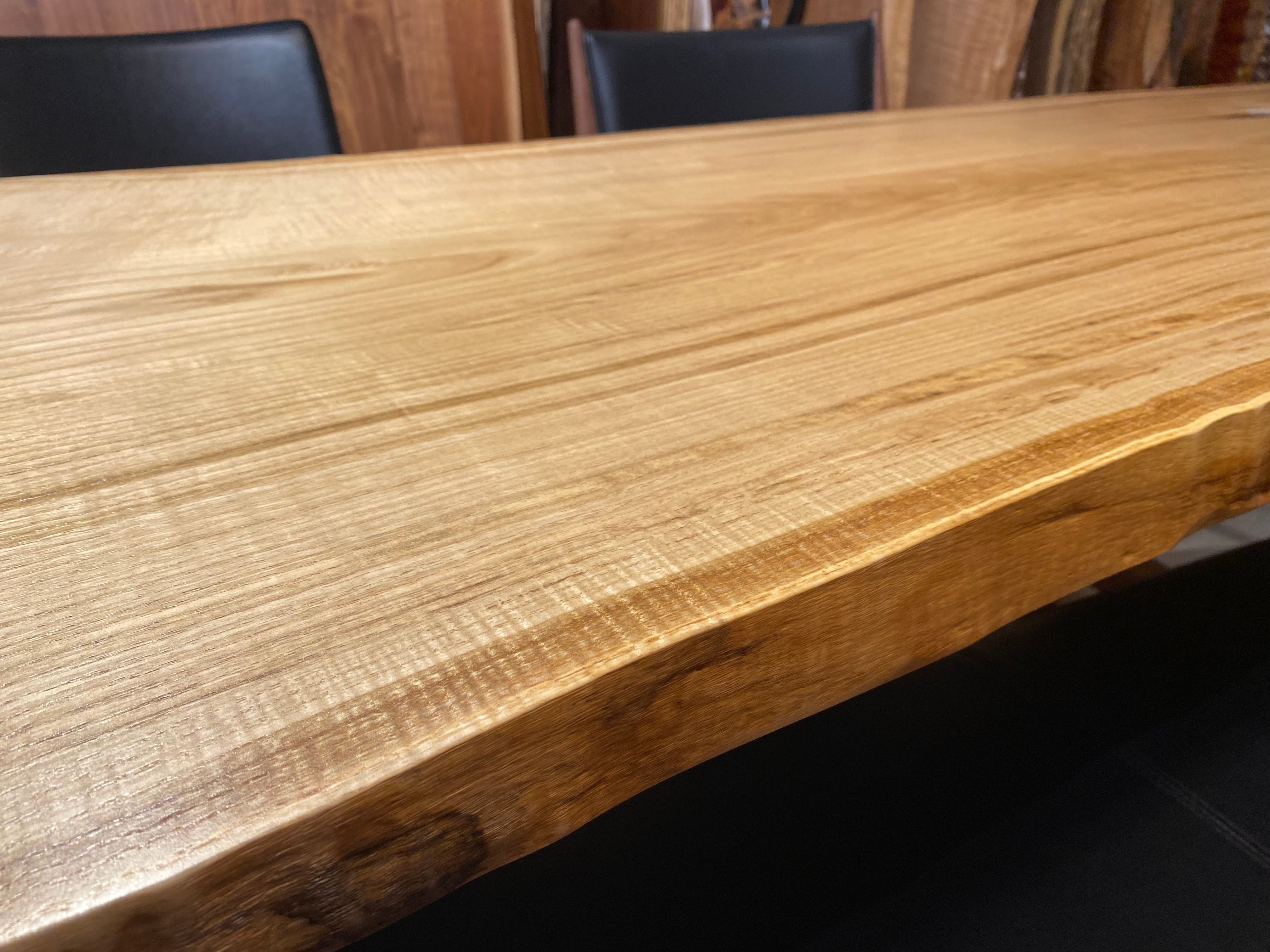 栗（クリ）_2000×800-900×40_横浜元町店_テーブル天板/一枚板 221672