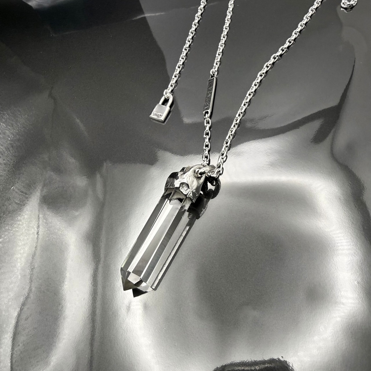 One off CHAIN NECKLACE [QUARTZ] with EAGLE / 限定商品 クオーツ チェーンネックレス・イーグル