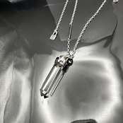 One off CHAIN NECKLACE [QUARTZ] with EAGLE / 限定商品 クオーツ チェーンネックレス・イーグル