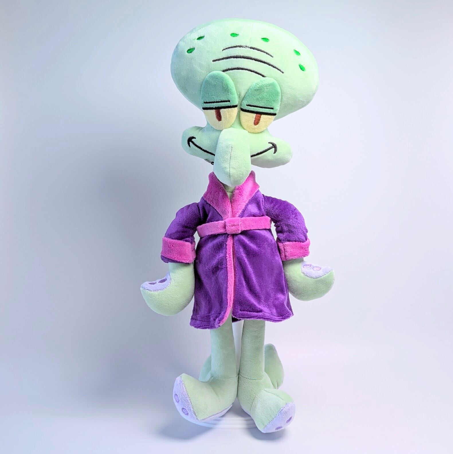 【 SpongeBob SquarePants ( スポンジボブ )  】Squidward Q. Tentacles ( イカルド ) ガウンver.  / プラッシュ ぬいぐるみ Plush toy〚アメリカン雑貨 アメトイ〛