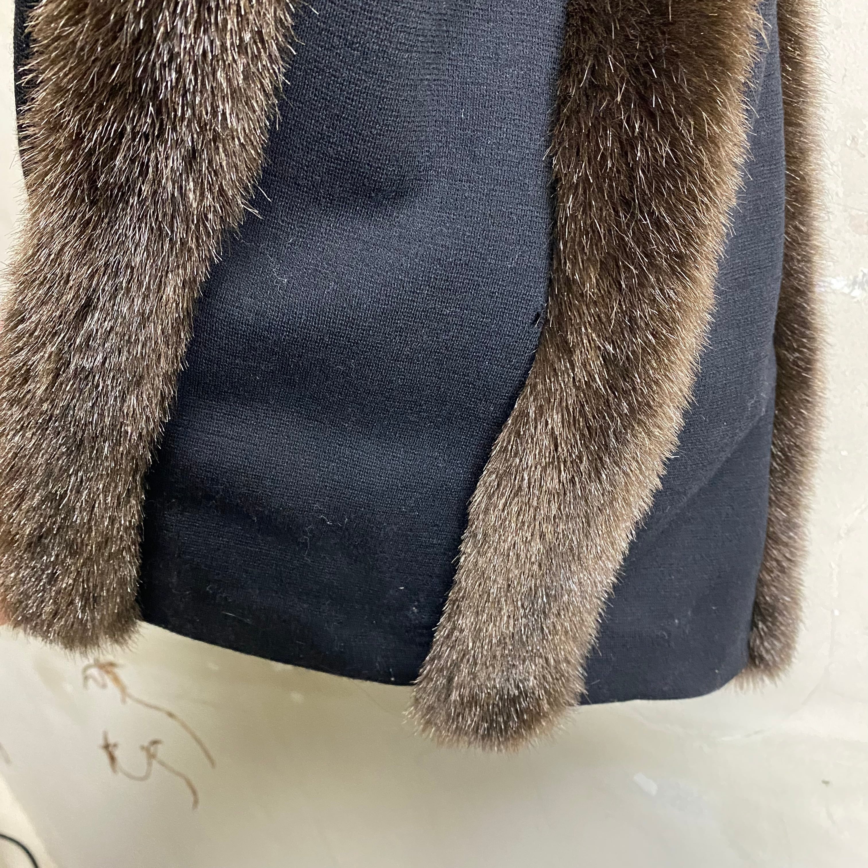 JEAN PAUL GAULTIER FEMME fake fur coat | NOIR ONLINE