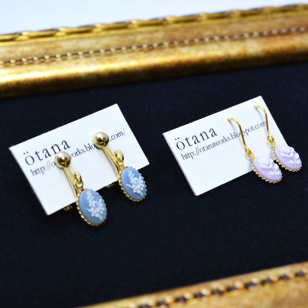ötana 小さな小さなカメオピアス／イヤリング | Pay ID