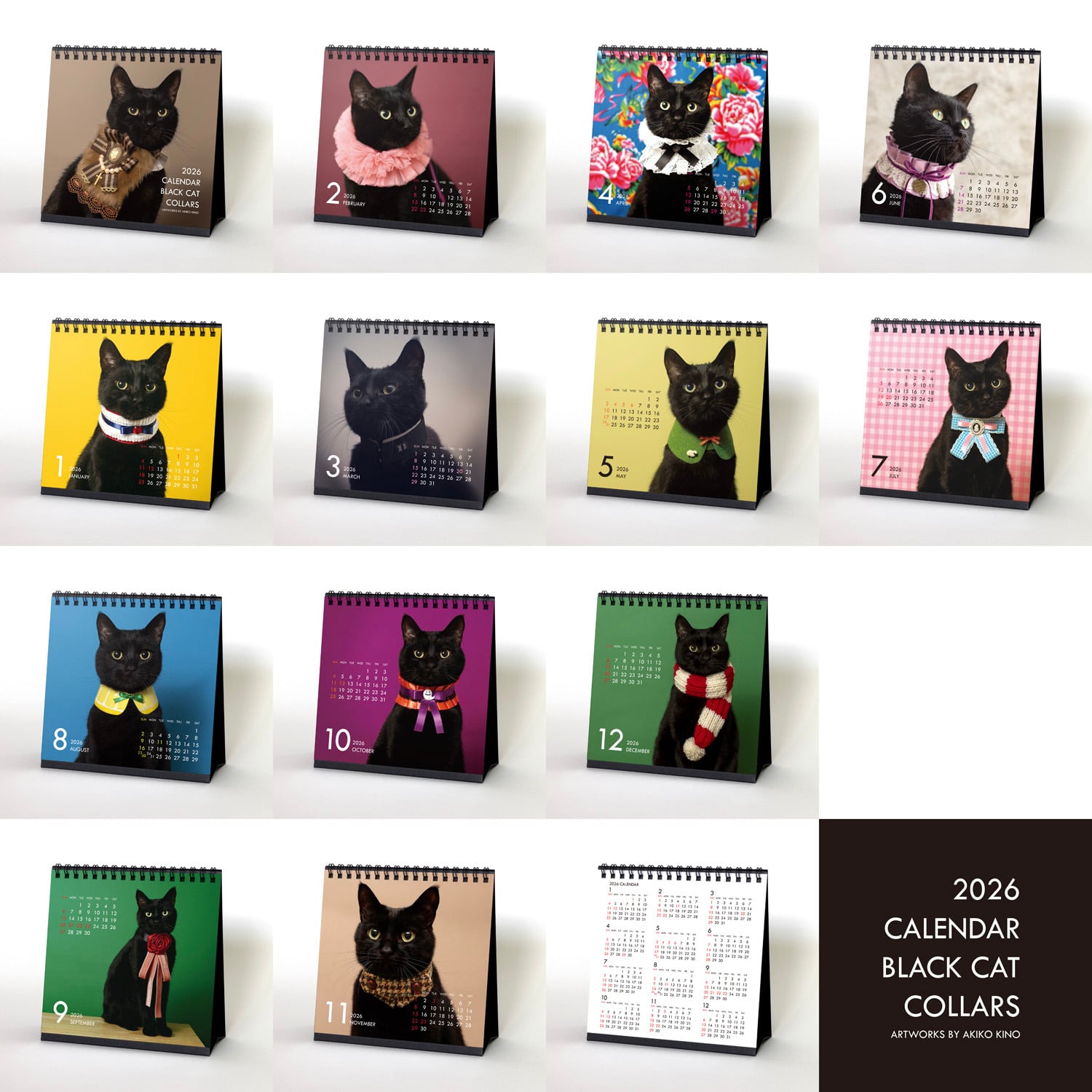 ☆2026年 卓上カレンダー ☆ | 黒猫じゅうはんSHOP