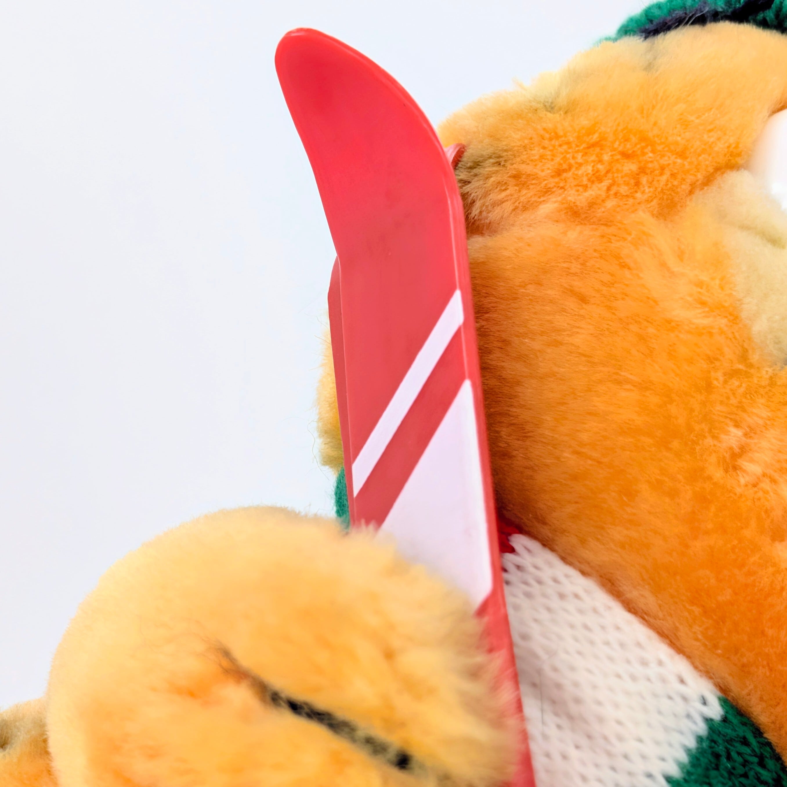☆ VINTAGE 1980年代初期 ☆【 Garfield ( ガーフィールド ) 】『 Garfield Skier スキーヤー 』ぬいぐるみ プラッシュ plush 1980年代年製 〚アメリカン雑貨 アメトイ〛