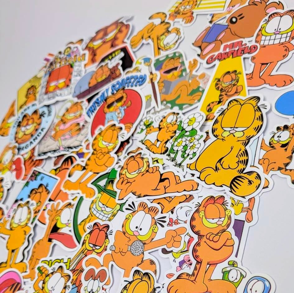 送料無料!【 Garfield ( ガーフィールド ) 】PART.3  STICKER(ステッカー)50枚SET 〚アメリカン雑貨 アメトイ〛