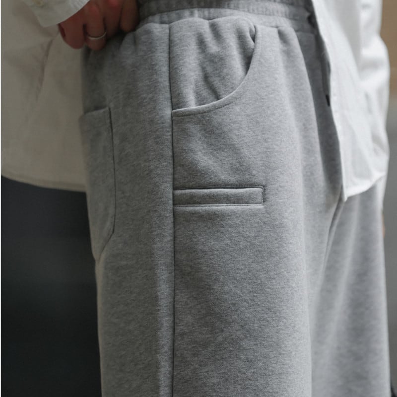 ルーズストレート ニープリーツ スウェットパンツ a-0987 | PATH