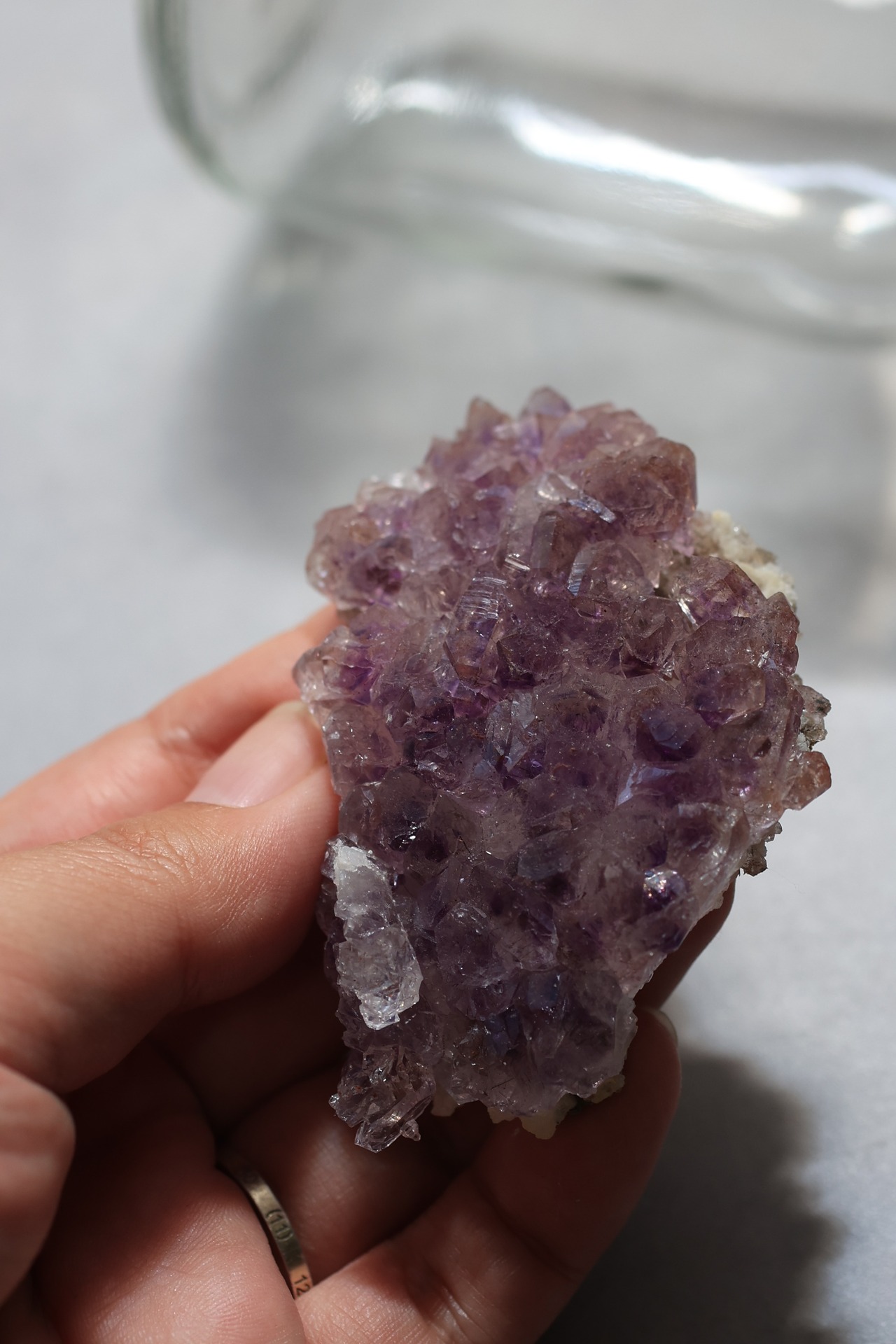 カルール産 ルチル イン アメジスト 「想いの花束」| Amethyst  ◇ 天然石・鉱物・パワーストーン・原石 | st00374