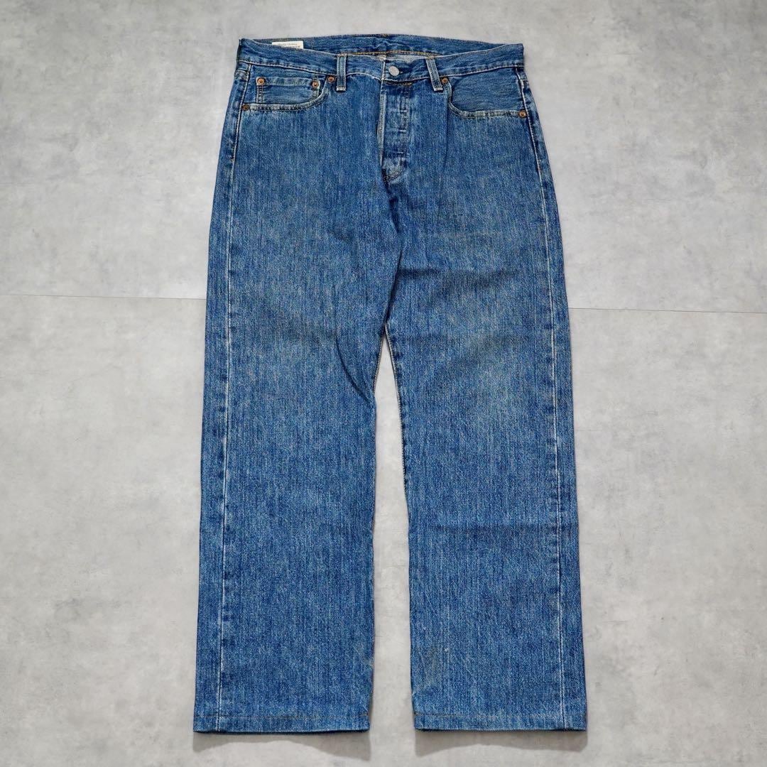 リーバイス501 Levis W33 ブルーデニム 青 古着 15913