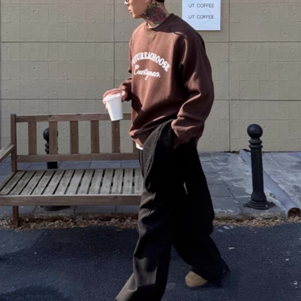 Arch logo crew neck sweat 0131 - 9