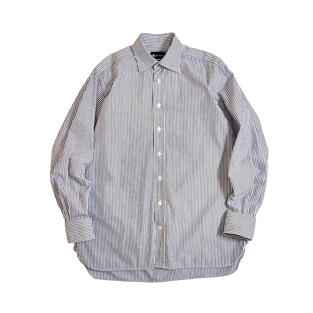Aquascutum / Striped Cotton Dress Shirt