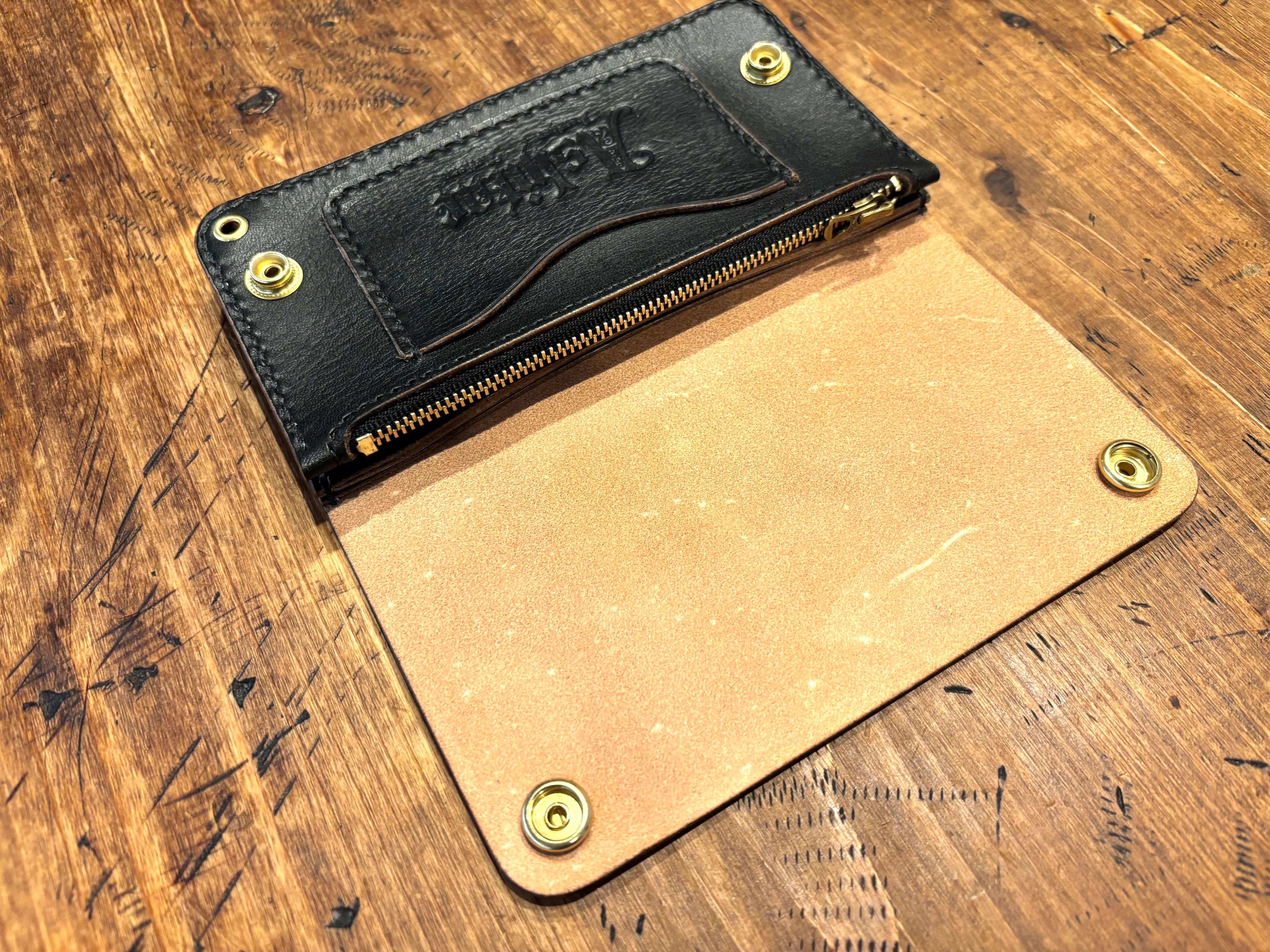 トラッカーウォレット(ブラック)TW-03スペシャル仕様 トラッカーウォレット TW03-BK ブラック 財布 長財布 | ashitae