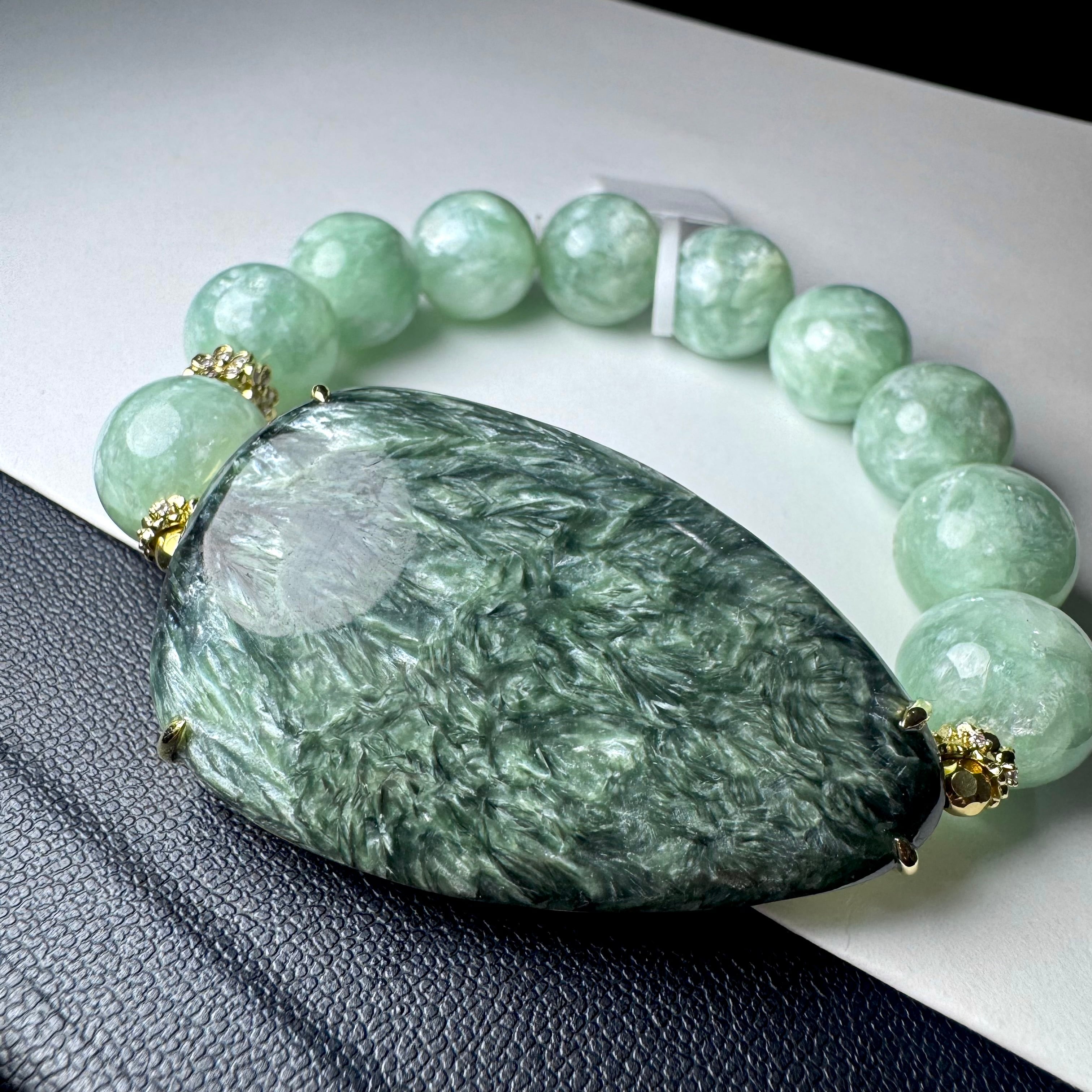 no.2 セラフィナイト x グリーンマイカ