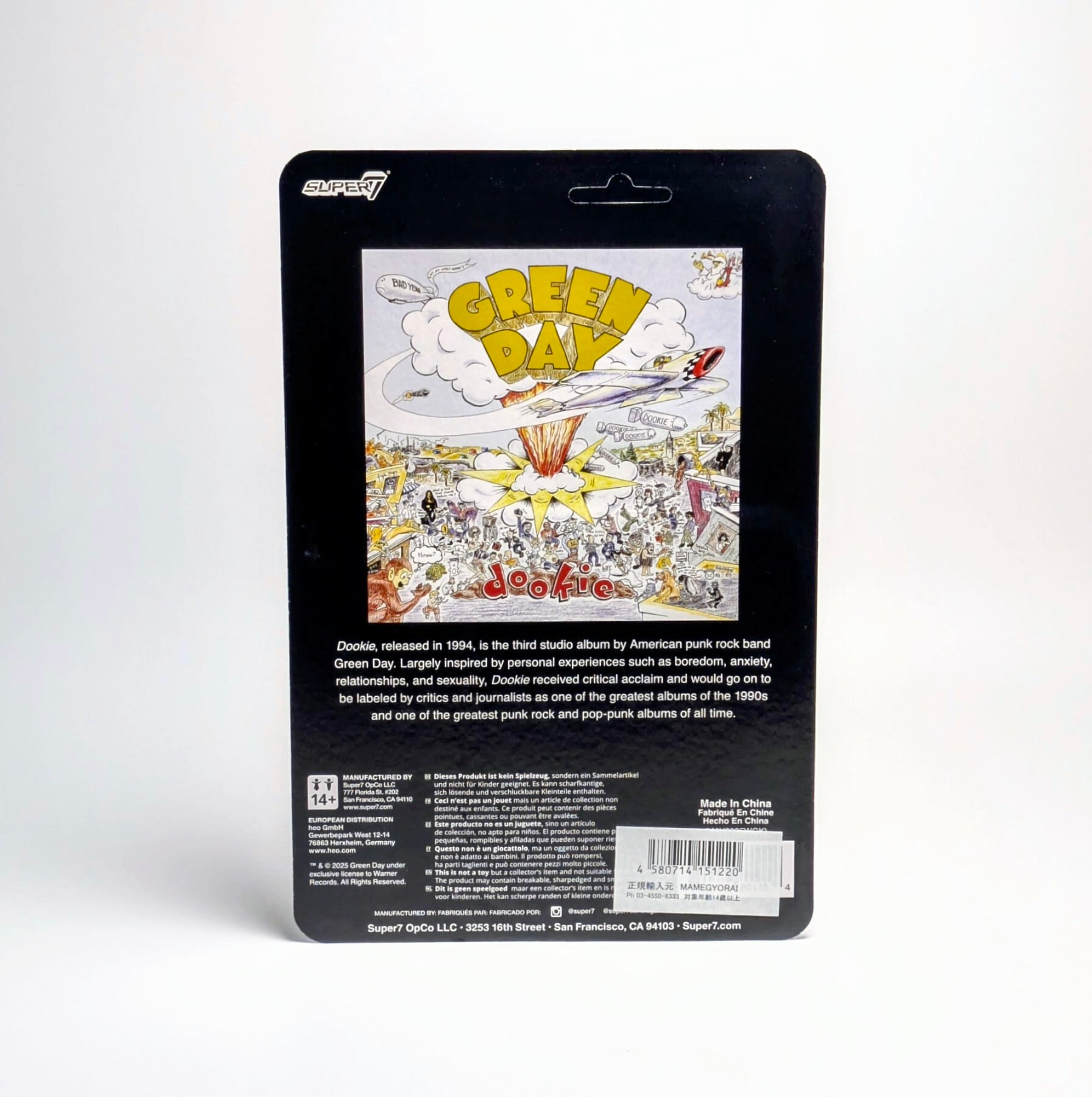 【 スーパー7 ReAction Figures 】GREEN DAY グリーン・デイ: ドゥーキー ドッグ / SUPER7 /スーパー7〚アメリカン雑貨 アメトイ〛