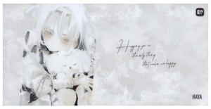 EMOZamii. Half Play mat 《 hug 》Art by はや ハーフプレイマット ラバーマット Rubber mat