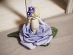 パープルローズの花の精　ジャパンビスク（キズあり） 画像8