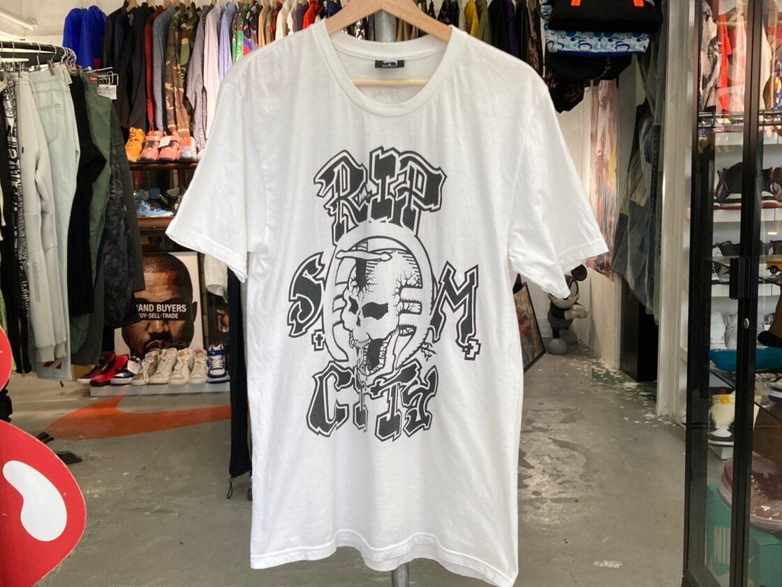 STUSSY × RIP CITY SKATES SKULL TEE WHITE MEDIUM 5KE5177 | Pay ID