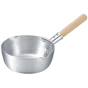 山下工芸 KO アルミ雪平用木柄(3本線) 21~25.5cm用 04-0212-0403