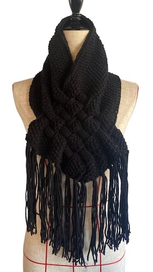 【25AW】FUMIE TANAKA フミエタナカ / knit  fringe neck / ニットフリンジネック