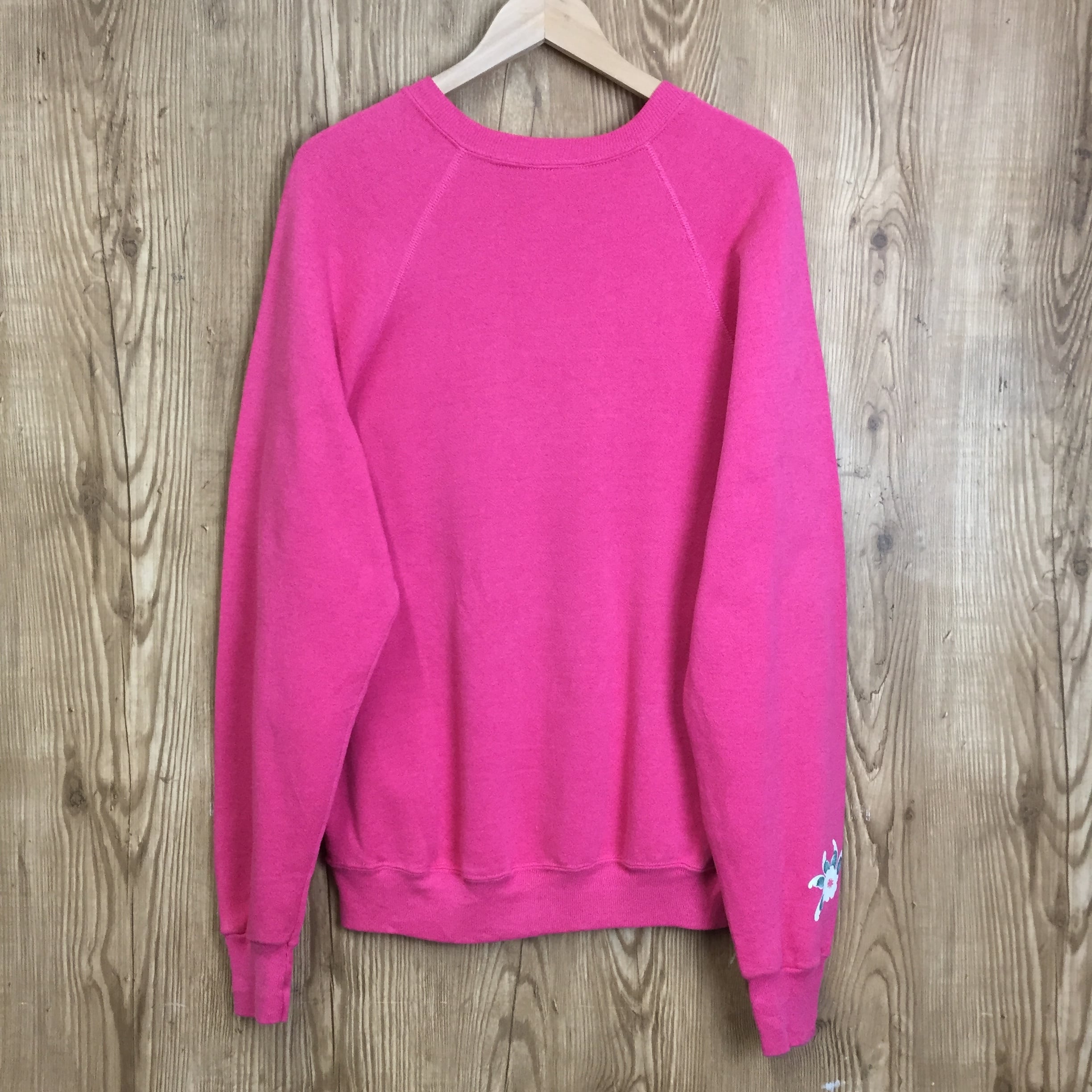 ☆USA製 90s LEE 花柄プリント スウェット スエット トレーナー サイズ