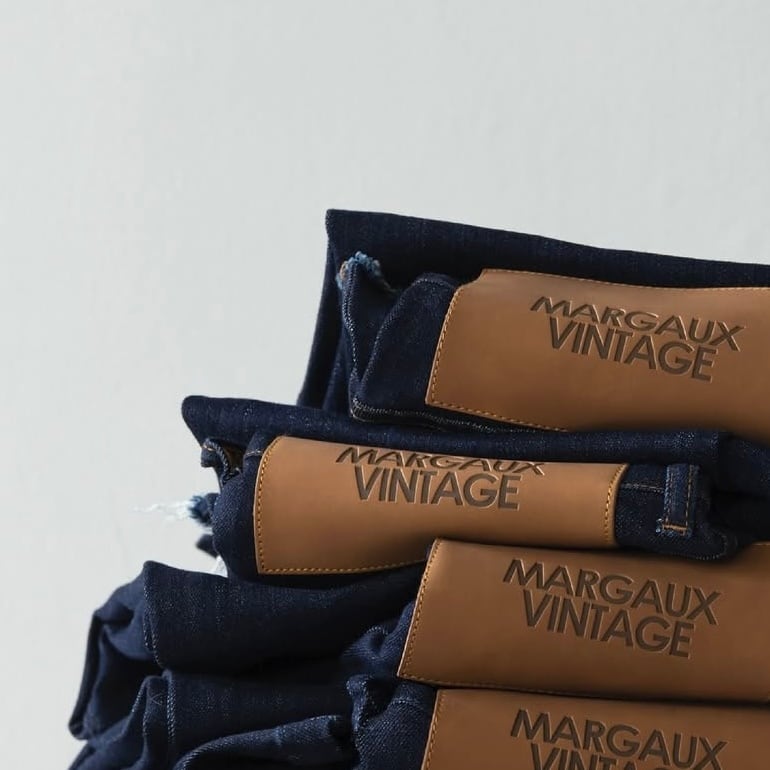 MARGAUX VINTAGE 】ワンウォッシュセンター加工デニム | valance 福井