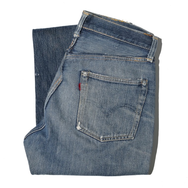 50's Levi's 501XX leather patch denim pants [31x30]