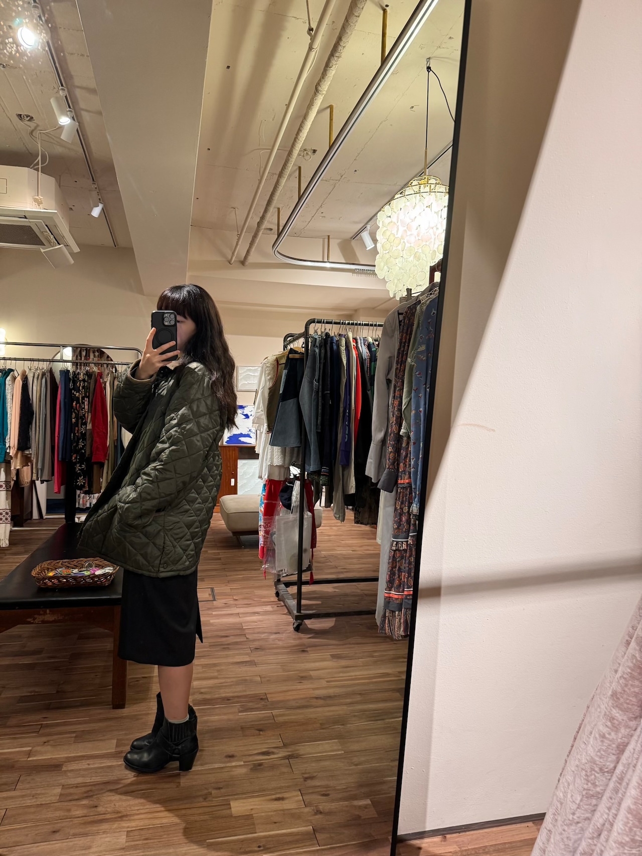 【お取り置き】1980's-90's Made in ENGLAND コーデュロイカラー キルティングジャケット / カーキ