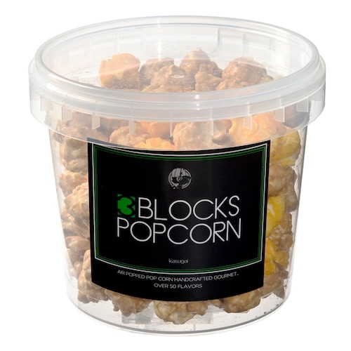 【シカゴ STYLE】（キャラメル×チェダーチーズMIX）Mサイズ　ポップコーン エアポップ マッシュルーム スナック お菓子 カラフル プレゼント 土産 ギフト 焼菓子 スイーツ 景品 おつまみ 3BLOCKS スリーブロックス