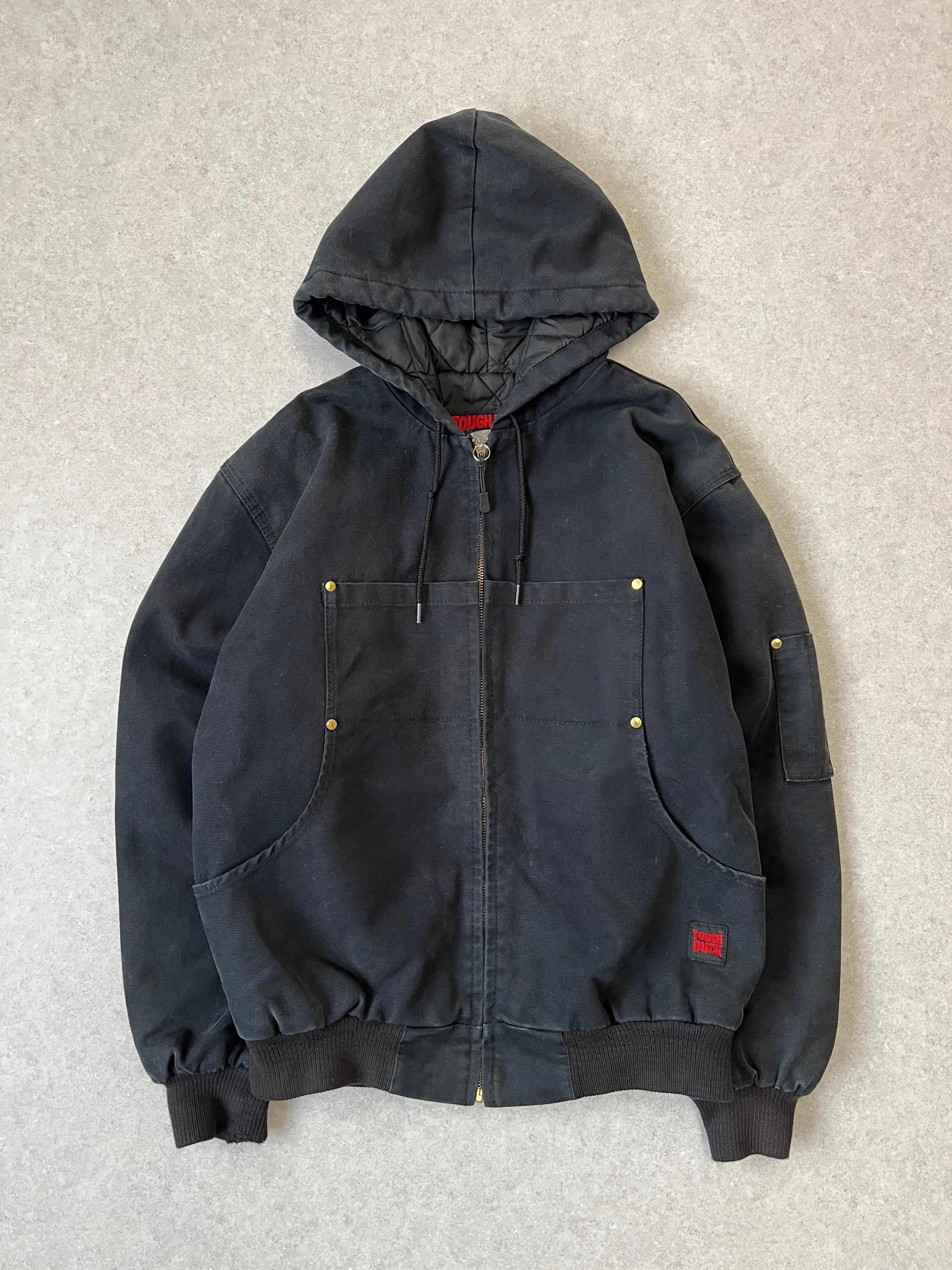 carhartt カーハート　アクティブジャケット　ボロ　フェード 00s Carhartt アクティブジャケット フェード ボロ ダメージ