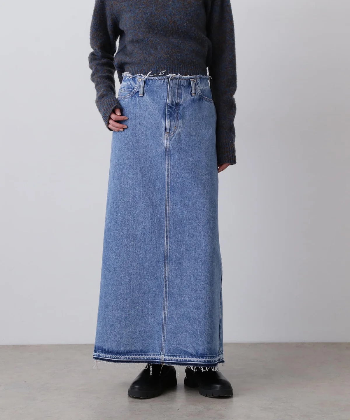 ■YLÈVE / 13.5oz DENIM SKIRT