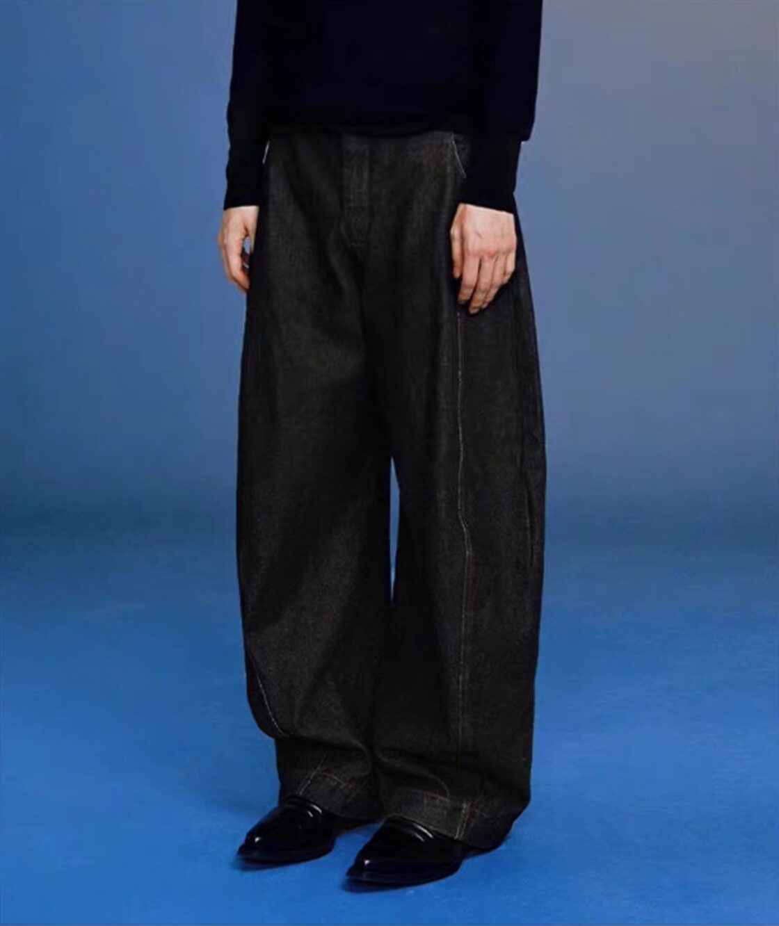 OPICLOTH 12.5oz Denim Curved Pants | Pay ID