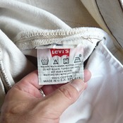 90s Levi’s 501 デニムパンツ ブリーチ ホワイト W32