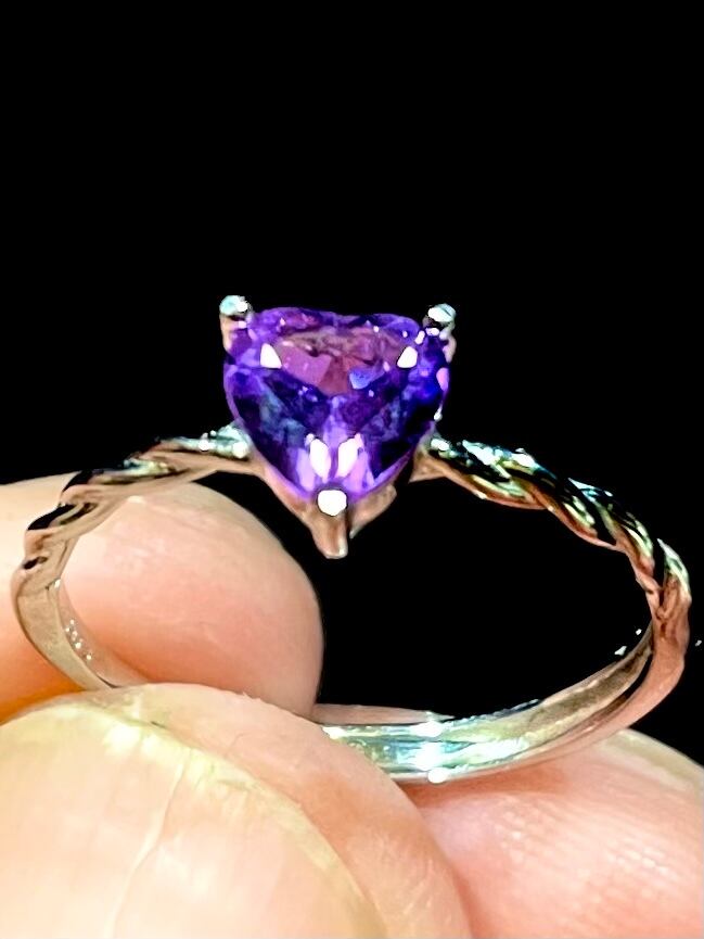 5) アメジスト・シルバーリング