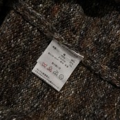 BEAMS HEART ビームス 羊革 本革 レザー エルボーパッチ ニット フード パーカー ジャケット サイズ L /メンズ