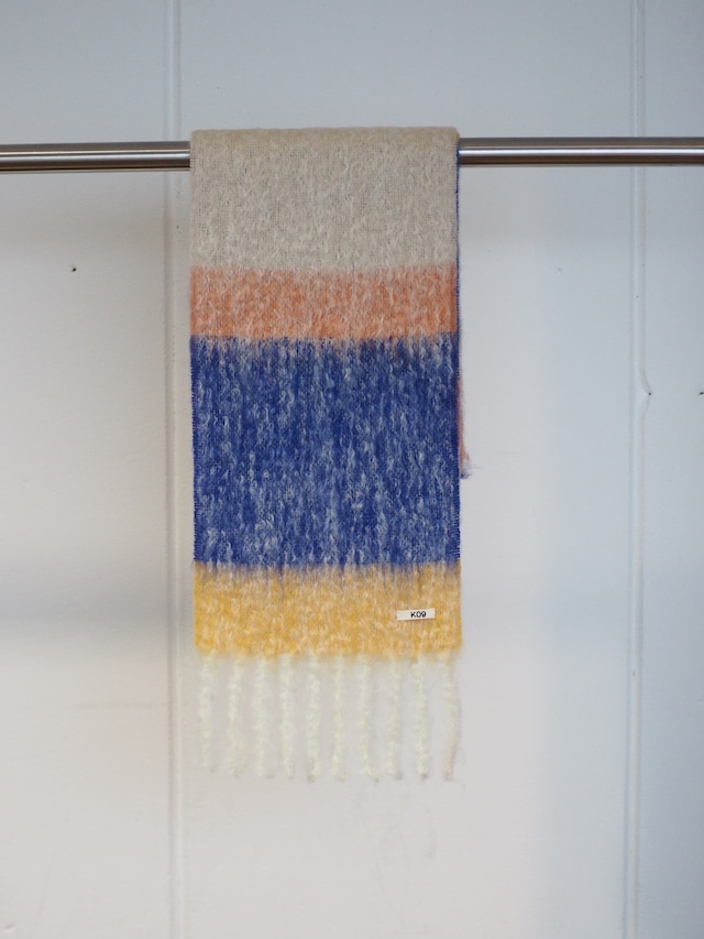 block scarf(BLU)