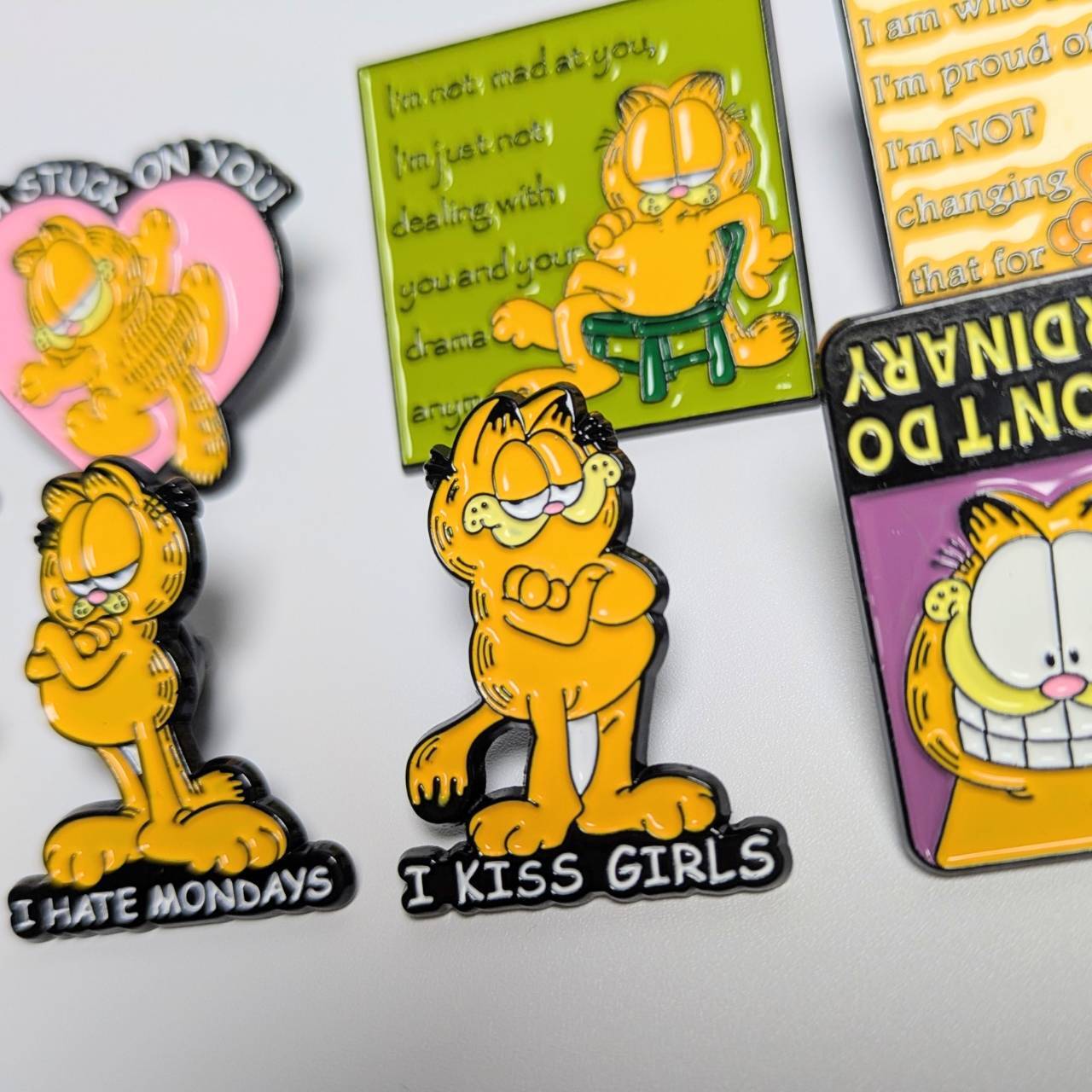 送料無料! ★ピンズ PINS★ピンバッジ 【 Garfield (ガーフィールド) 】10P SET 〚アメリカン雑貨 アメトイ〛
