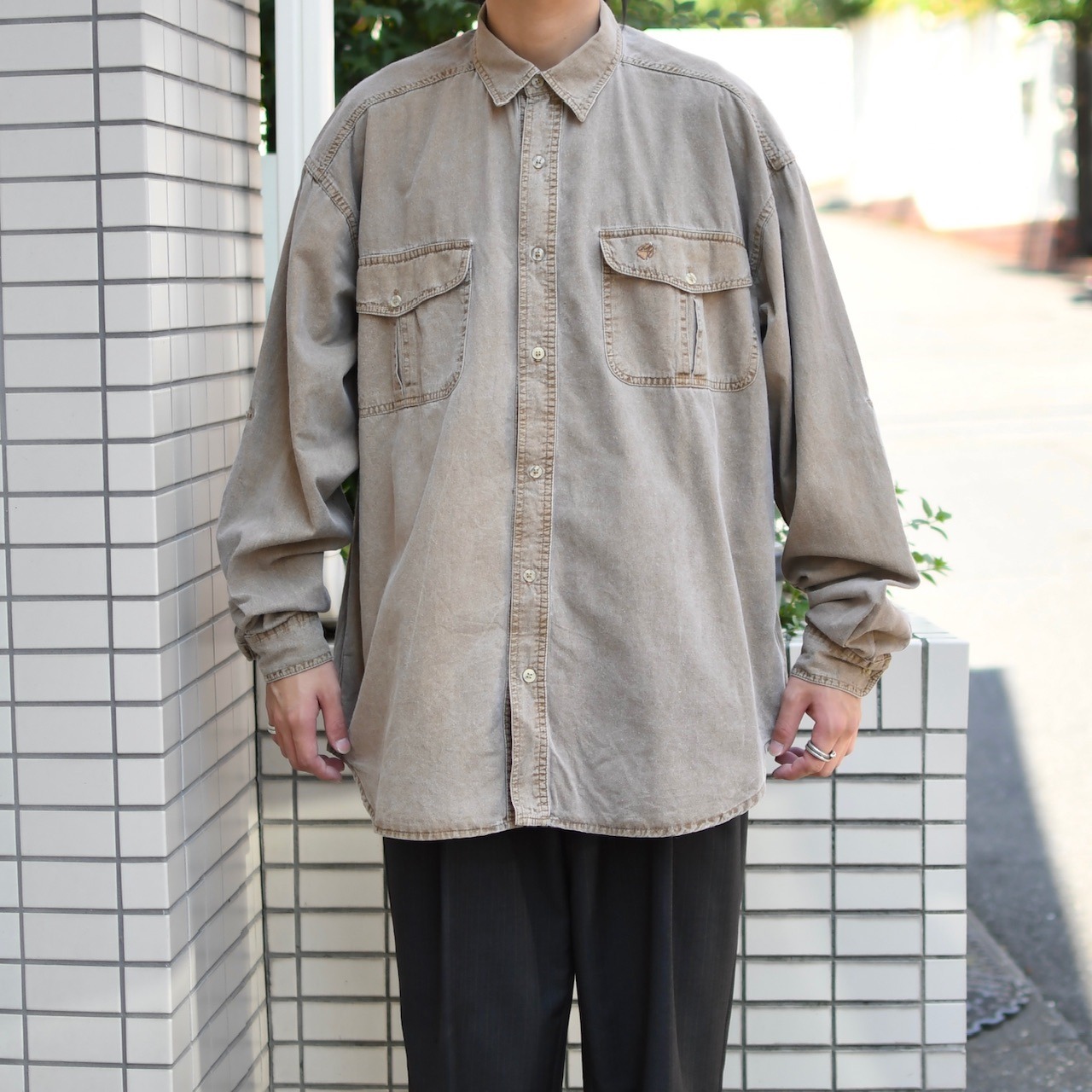 Jack Wolfskin cotton convertible shirt