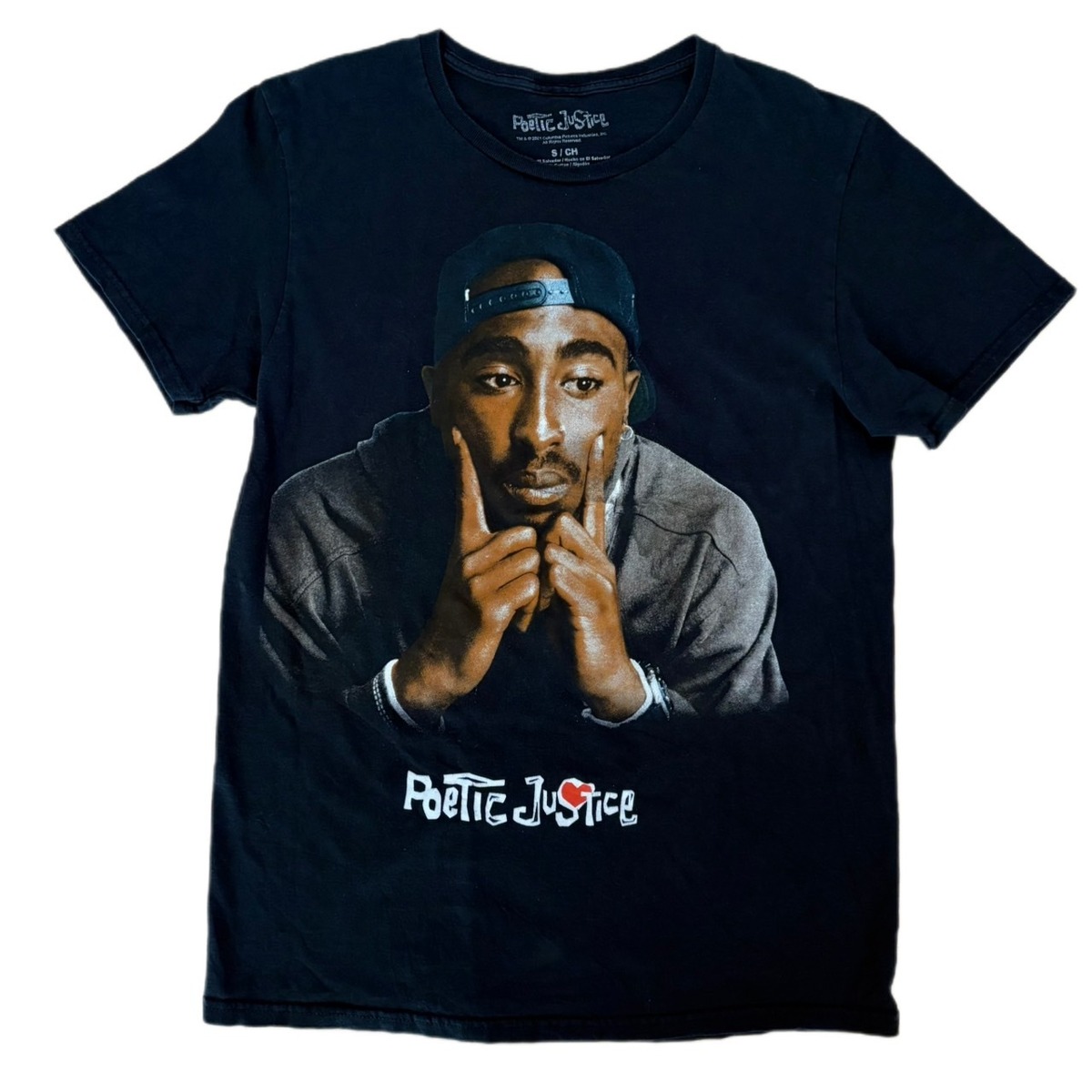 2021 Poetic Justice × 2PAC オフィシャルフォトTシャツ（S） | Music 