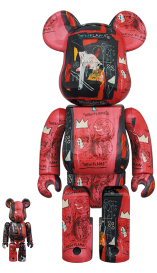 メディコム ベアブリック BE@RBRICK 100% & 400% アンディ・ウォーホル & バスキア 1 未開封 4号店商品