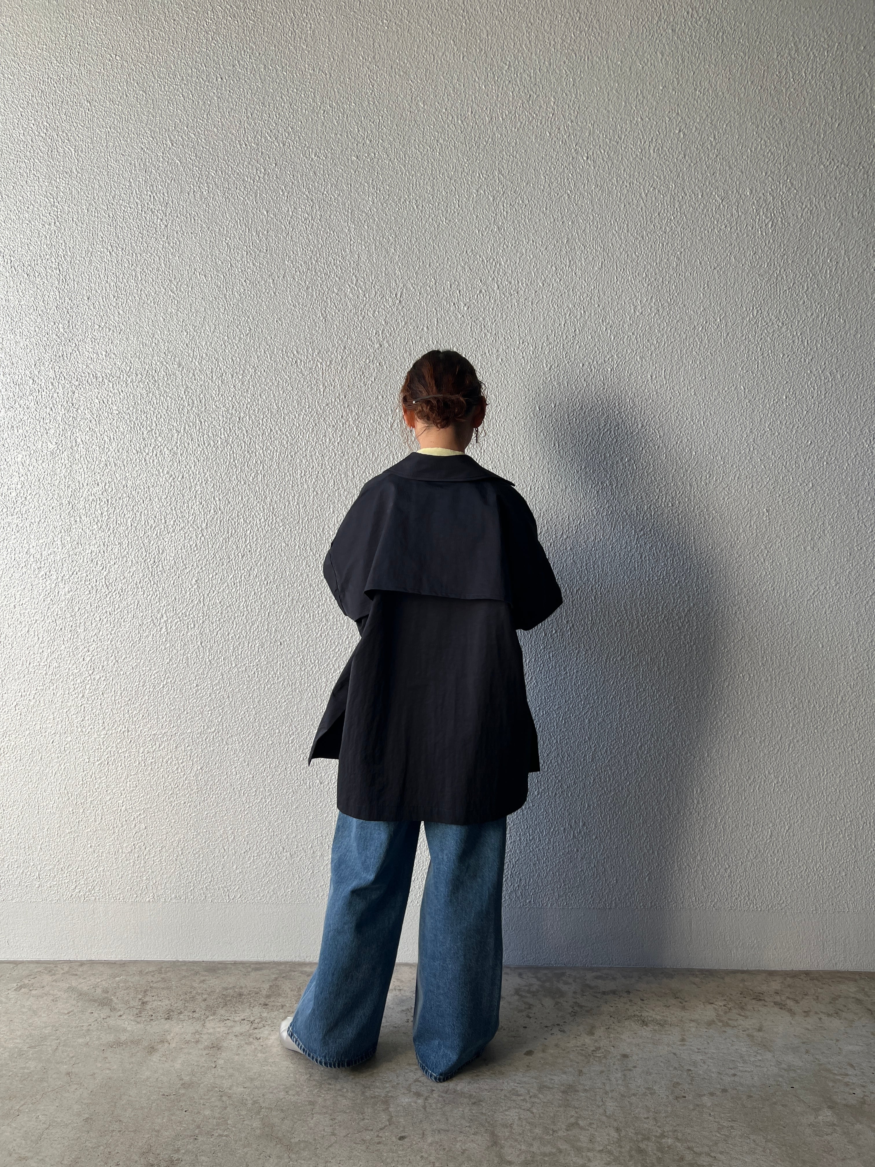 【LEMELANGE】オーバーサイズショートトレンチ　8613901