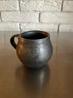 馬場勝文 BHマグカップ 丸 黒釉・白磁マット