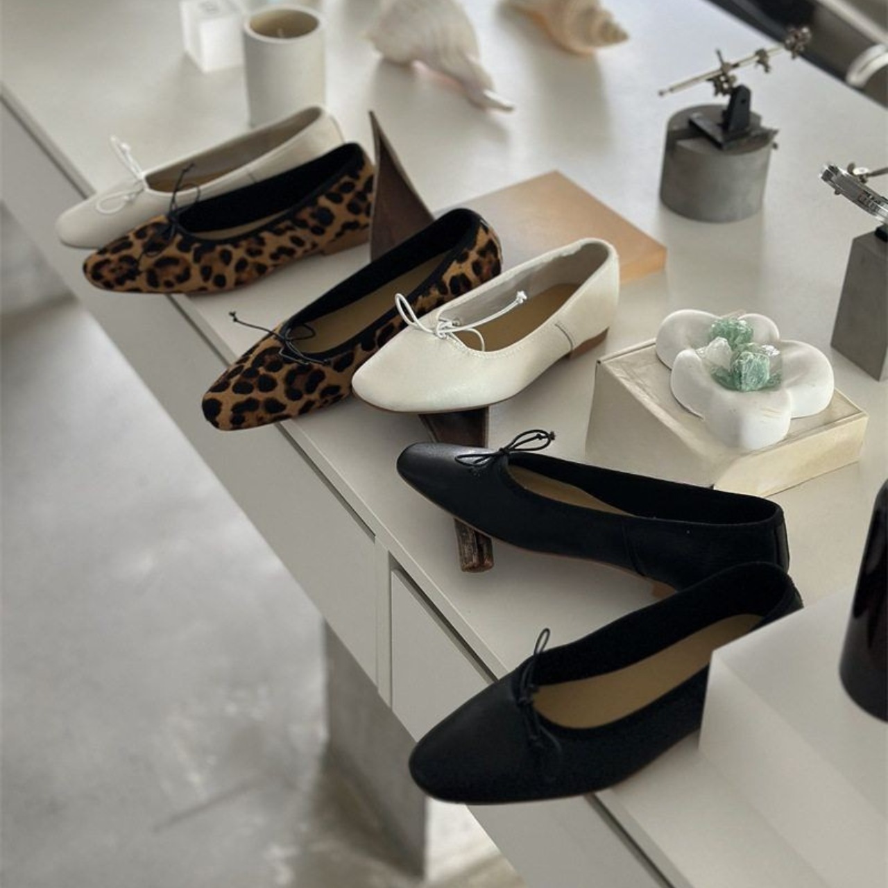 Square Toe Flat Shoes T3400