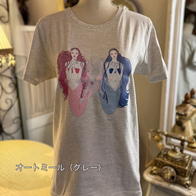 人魚の双子のTシャツ【レギュラーサイズ】